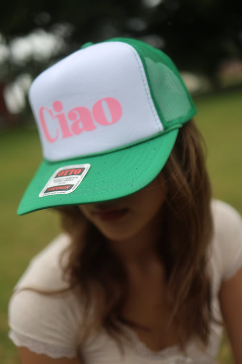 Ciao Green Trucker Hat