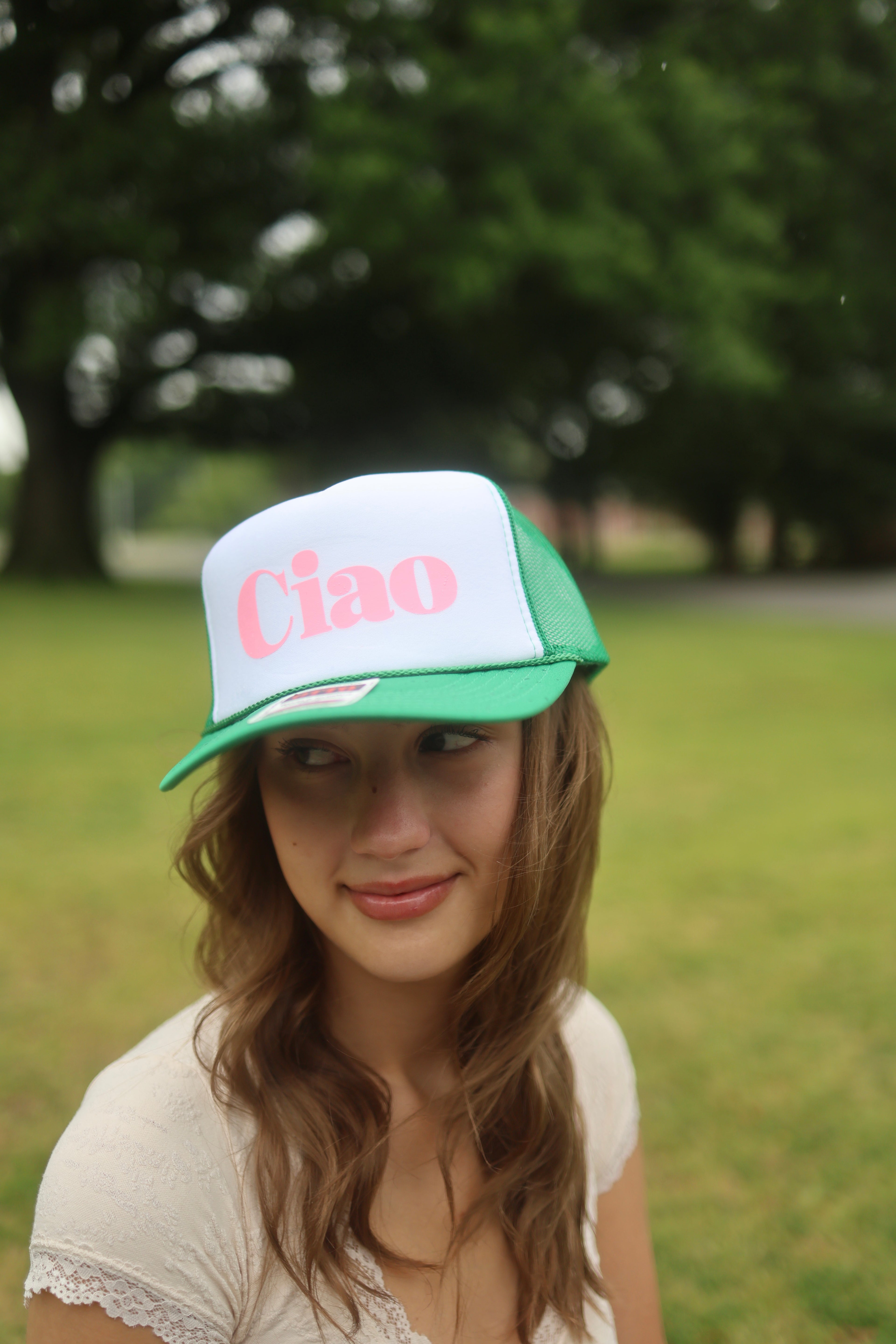 Ciao Green Trucker Hat