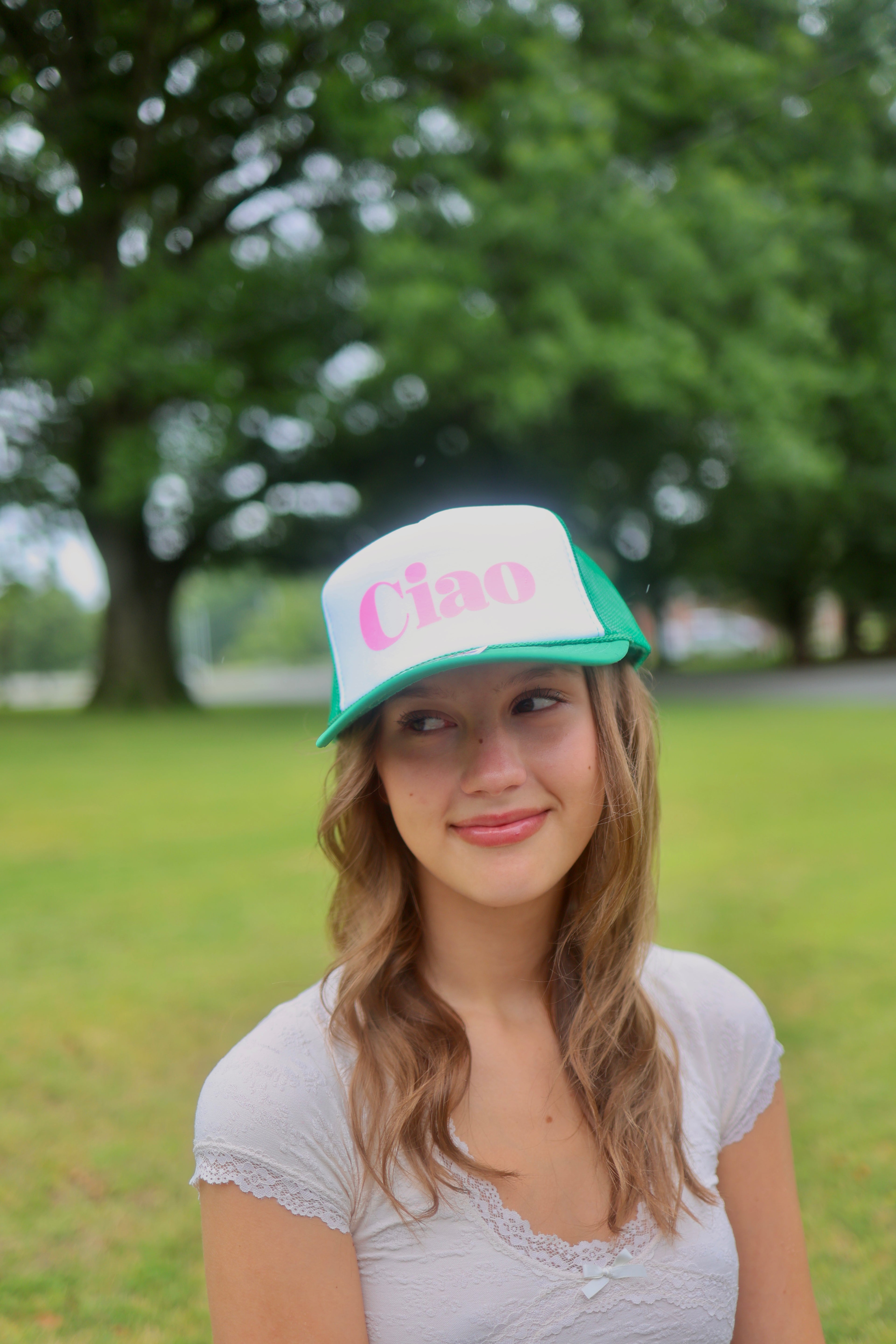 Ciao Green Trucker Hat