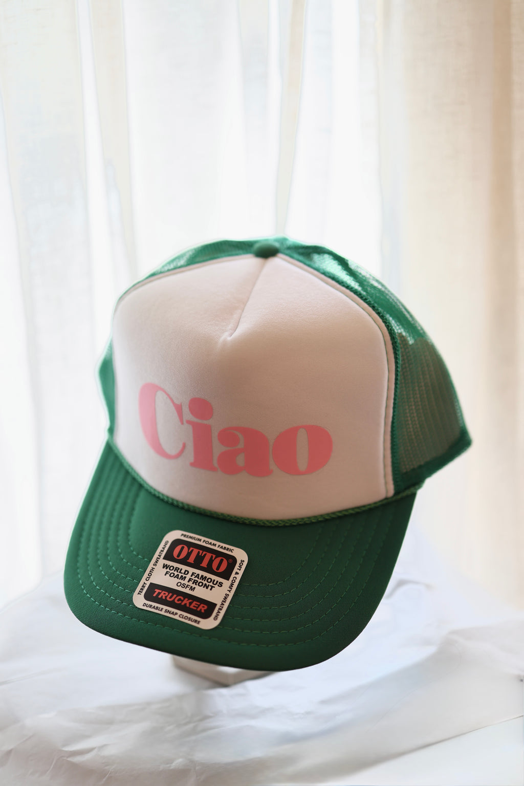 Ciao Green Trucker Hat