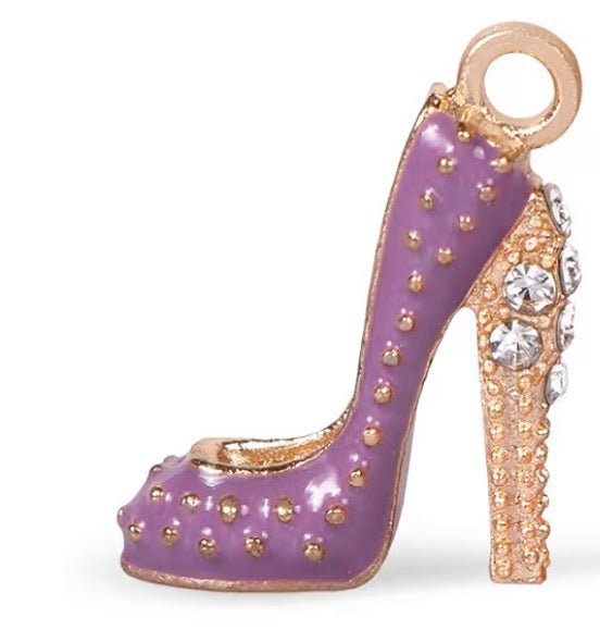 High heel charm