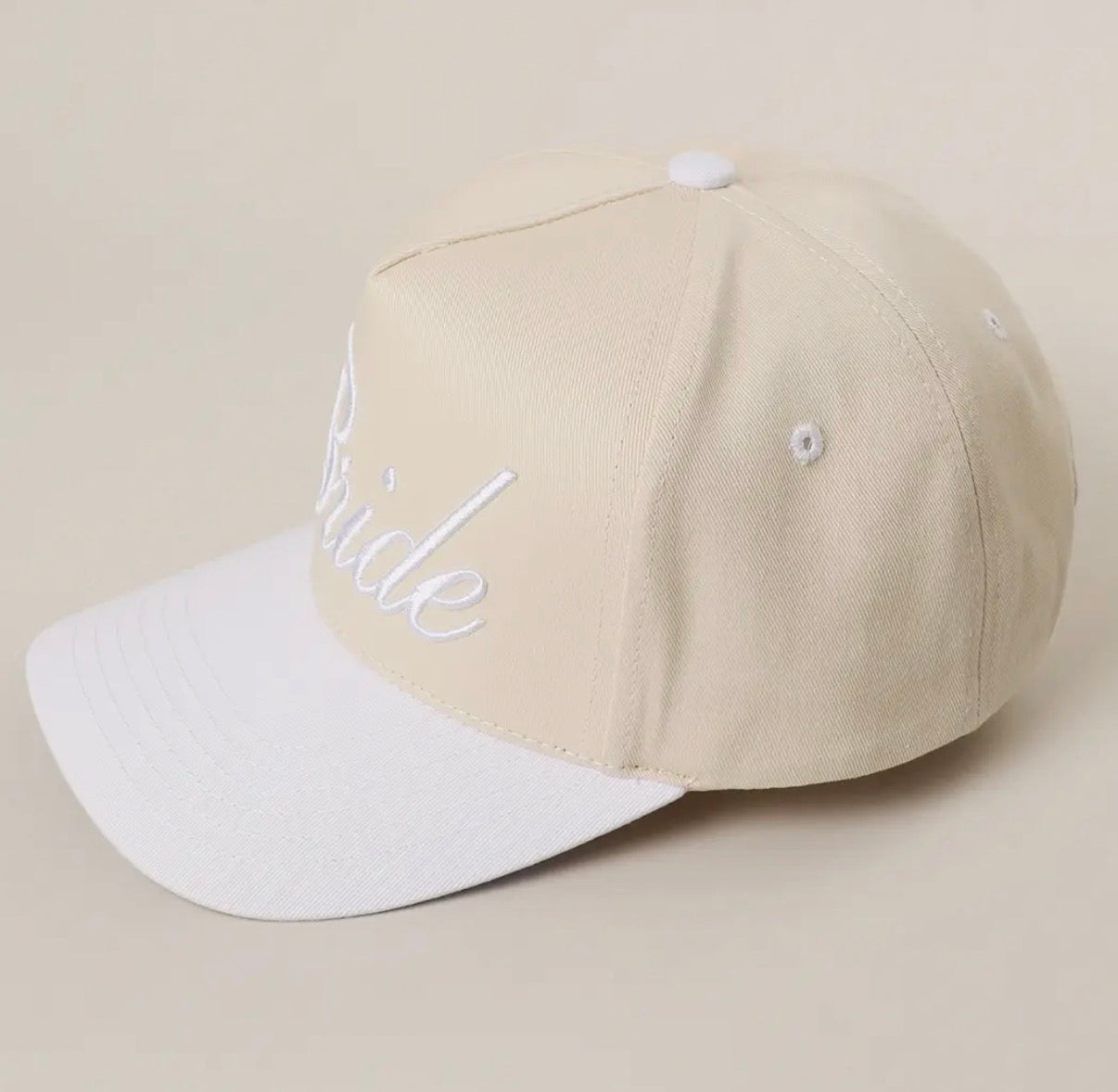 Bride Embroidered Canvas Two-Tone Trucker Hat