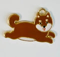 Brown dog charm